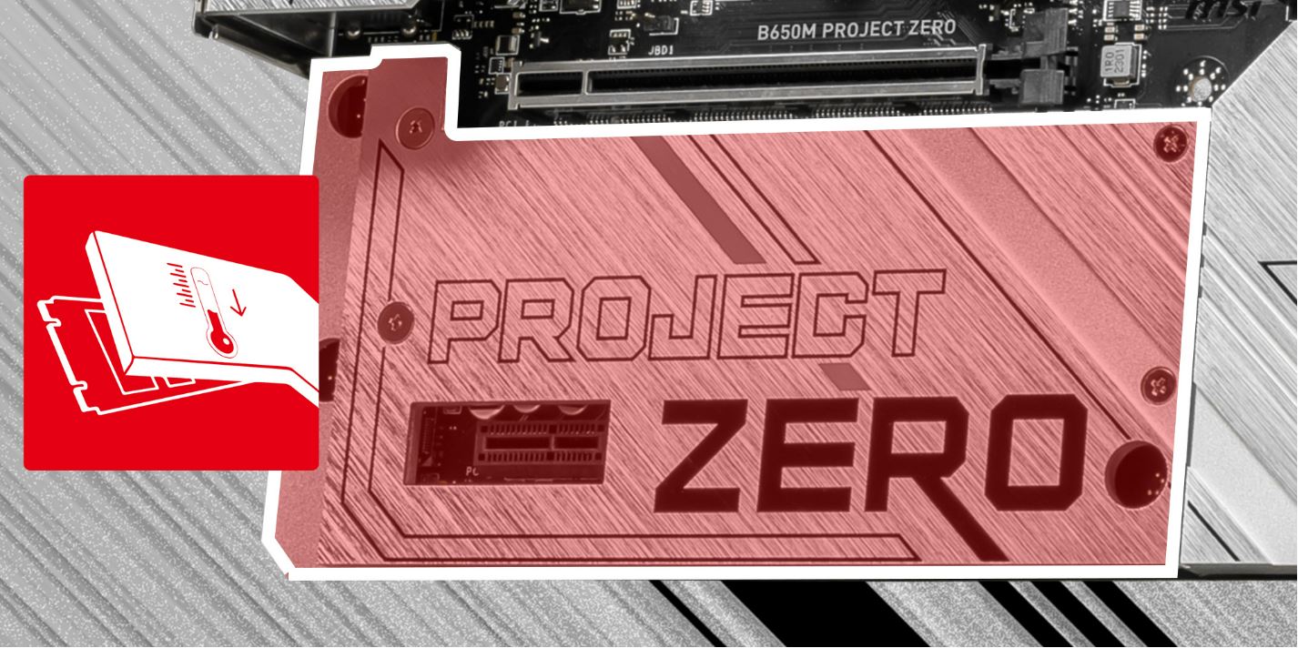 MSI B650M PROJECT ZERO Motherboard